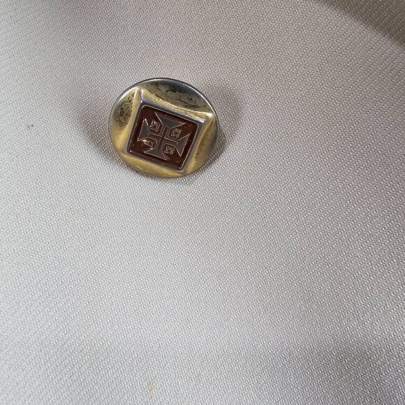 Jerold Jrs Vintage 60's Mod Double Breasted Lightweight Tan Trench Coat - Picture 4 of 8